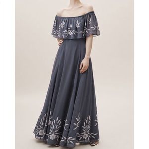 BHLDN “Brittany” Dress in color “Hydrangea”